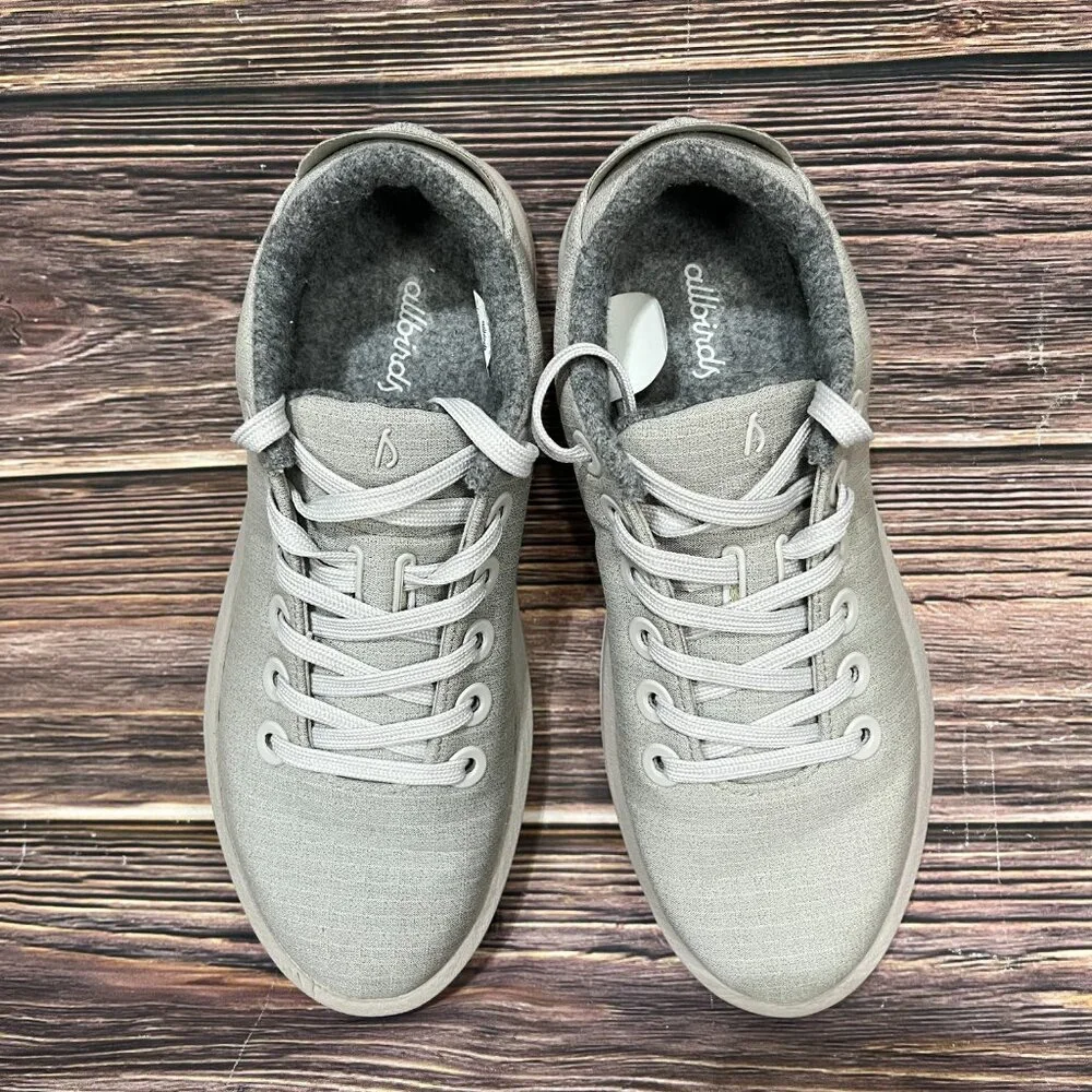 Allbirds Wool Piper Woven‎ Pewter Gray Women's Sneakers Shoes